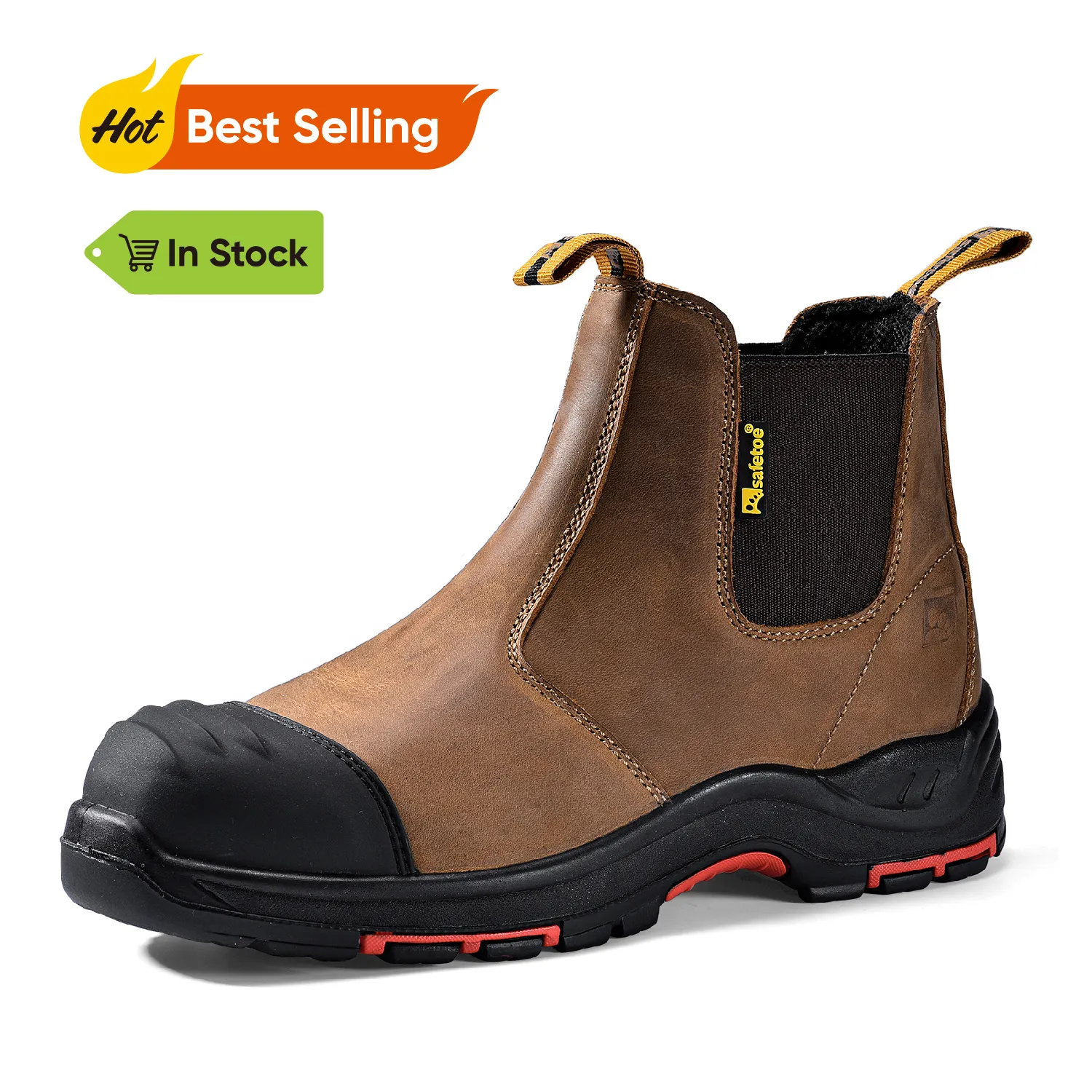 ZAPATOS DE SEGURIDAD ESD ANTIESTáTICOS ANTIDESLIZANTES RESISTENTES AL PETRóLEO Y AL GAS, PUNTERA COMPUESTA M8025NB