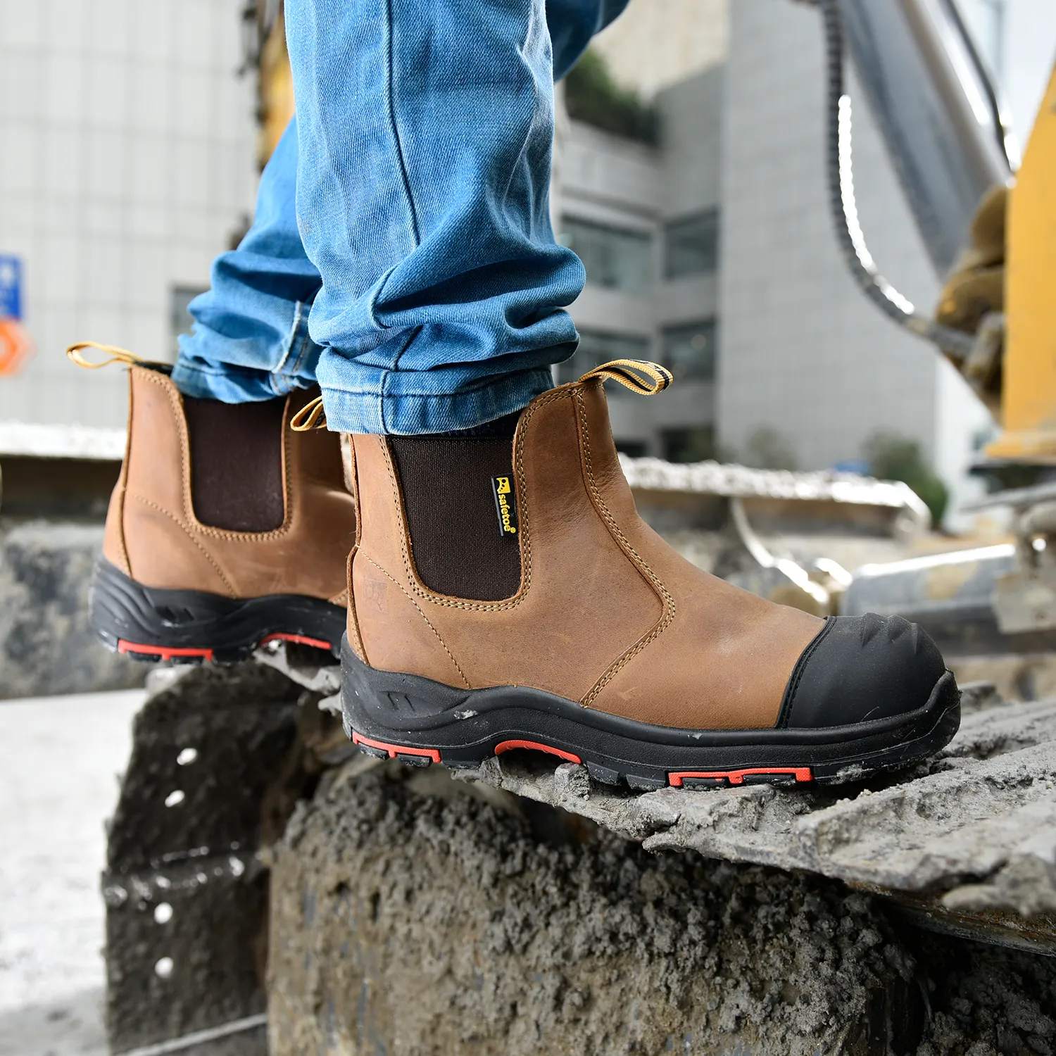 ZAPATOS DE SEGURIDAD ESD ANTIESTáTICOS ANTIDESLIZANTES RESISTENTES AL PETRóLEO Y AL GAS, PUNTERA COMPUESTA M8025NB