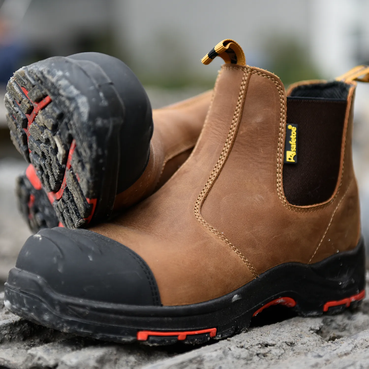 ZAPATOS DE SEGURIDAD ESD ANTIESTáTICOS ANTIDESLIZANTES RESISTENTES AL PETRóLEO Y AL GAS, PUNTERA COMPUESTA M8025NB