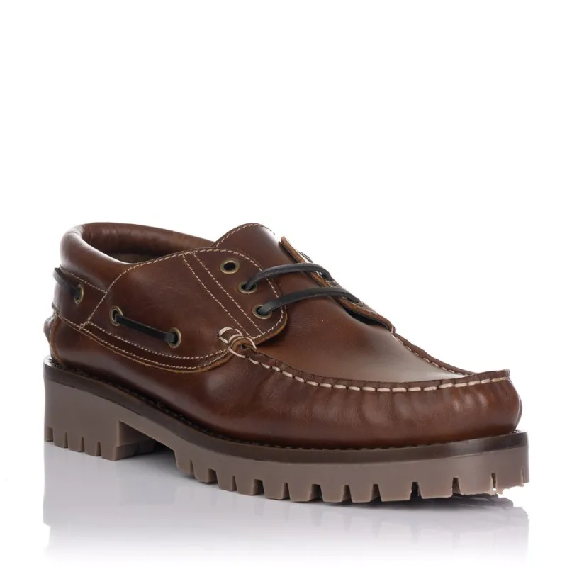 Zapatos De Sport Crab 99838 Hombre Cuero