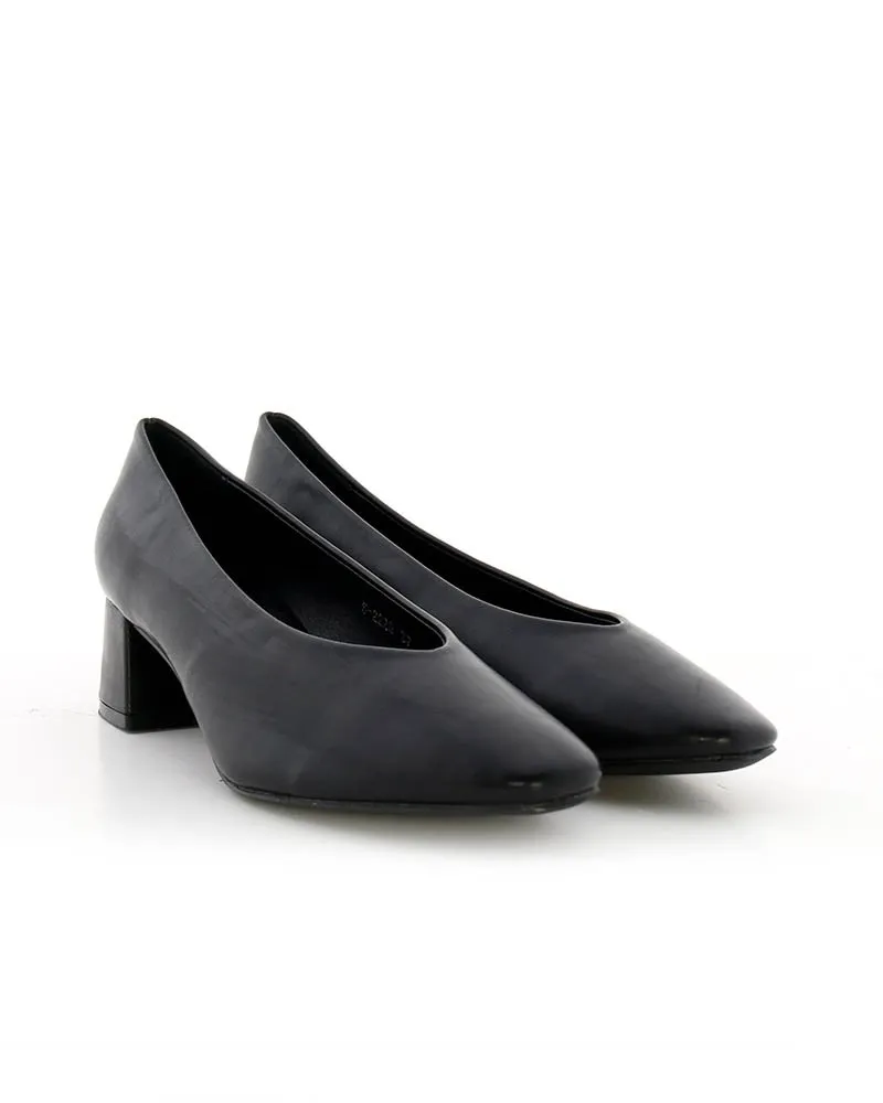 ZAPATOS DE TACON CLASICO NEGRO MANTILLA SEMANA SANTA