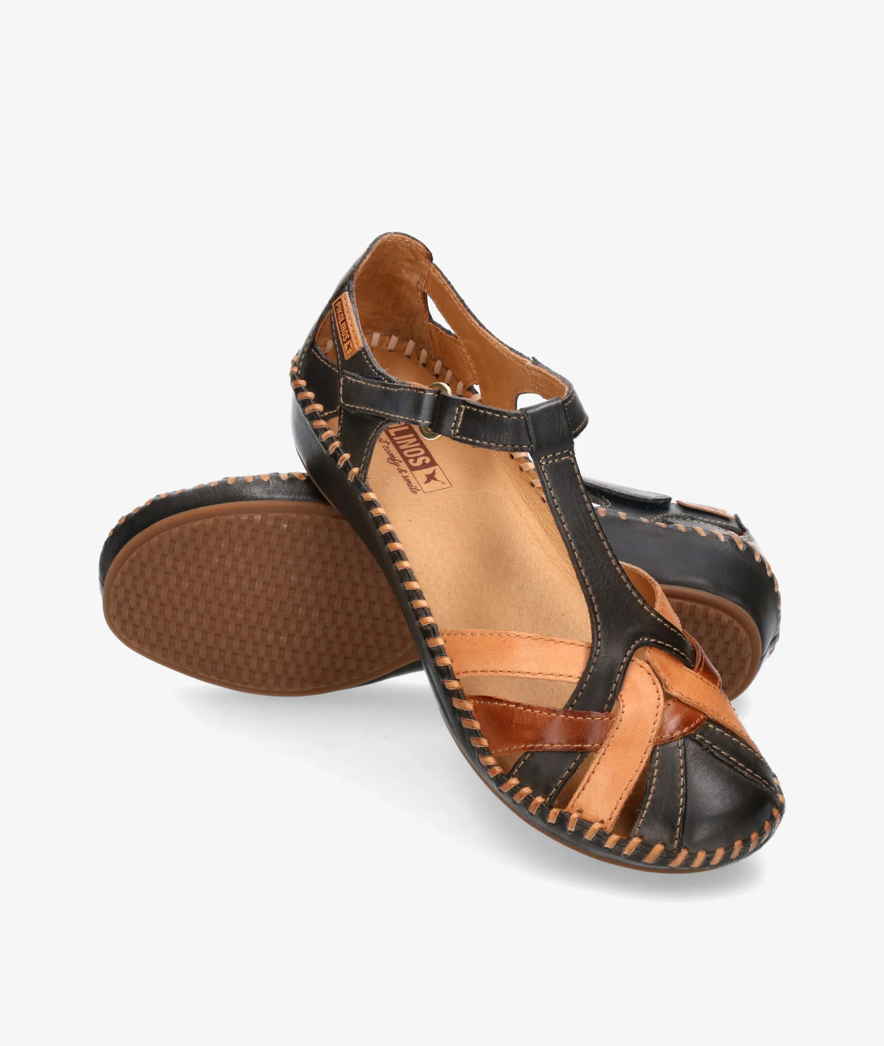 ZAPATOS DE TACóN BAJO PIKOLINOS 6550732 EN AZUL MARINO