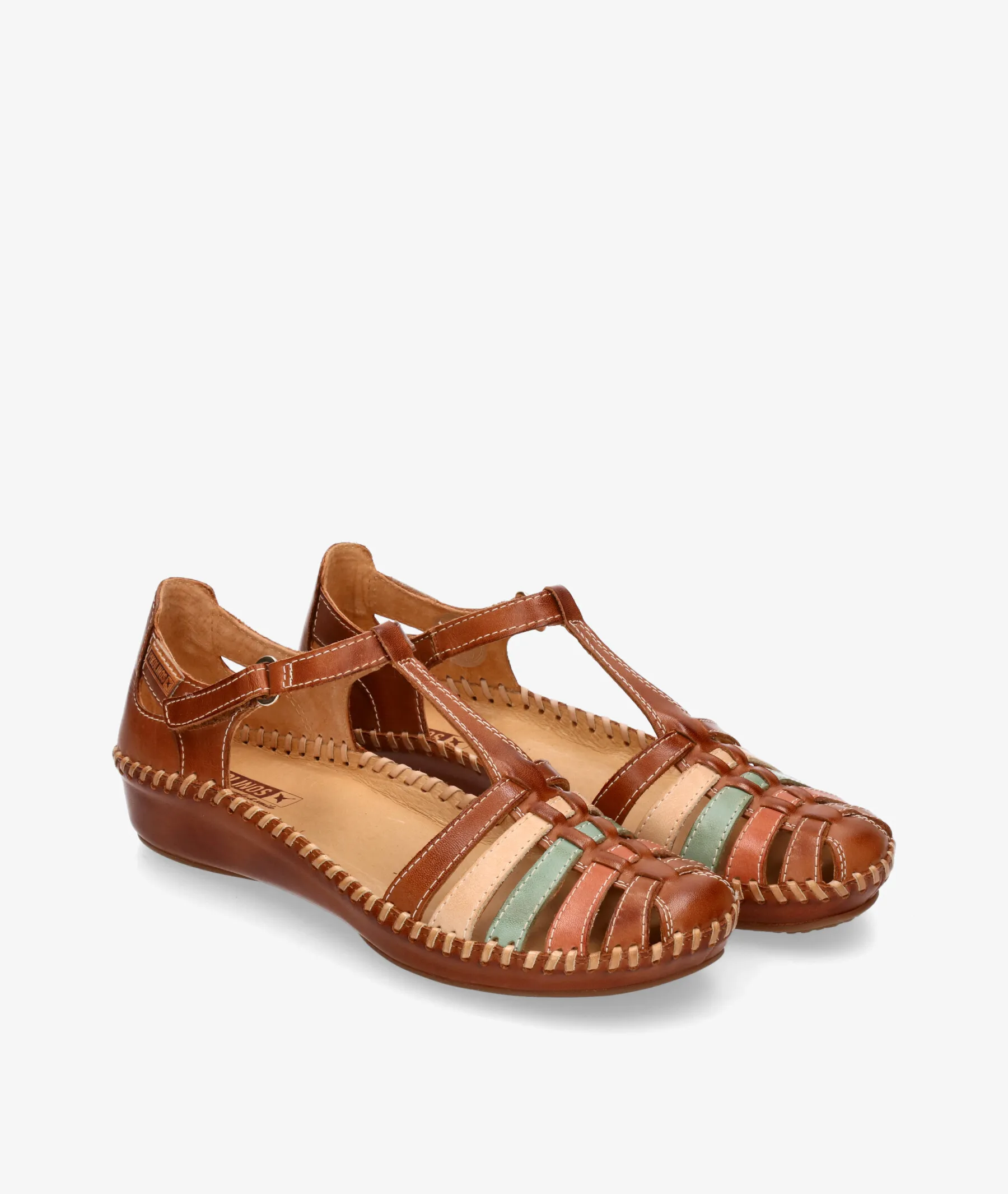 ZAPATOS DE TACóN BAJO PIKOLINOS 6550843 EN CUERO