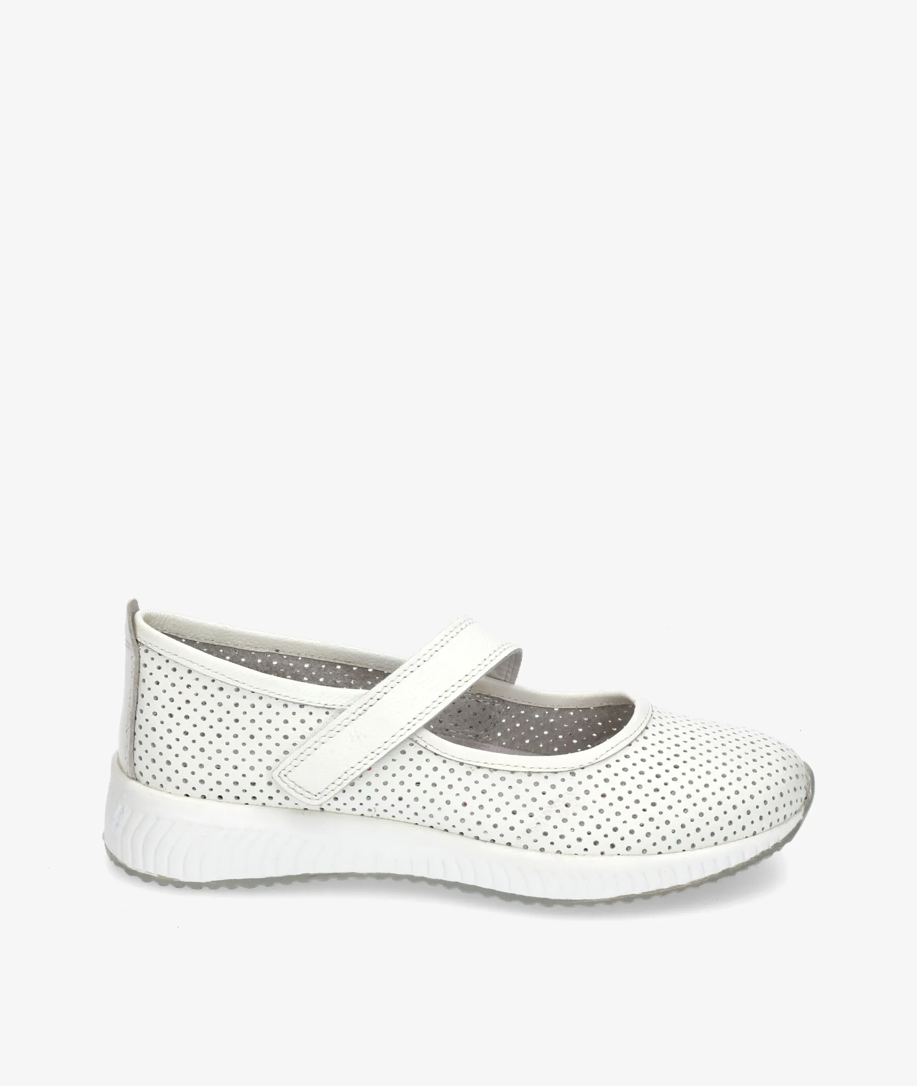 Zapatos de tacón bajo St. Gallen MIAMI en blanco