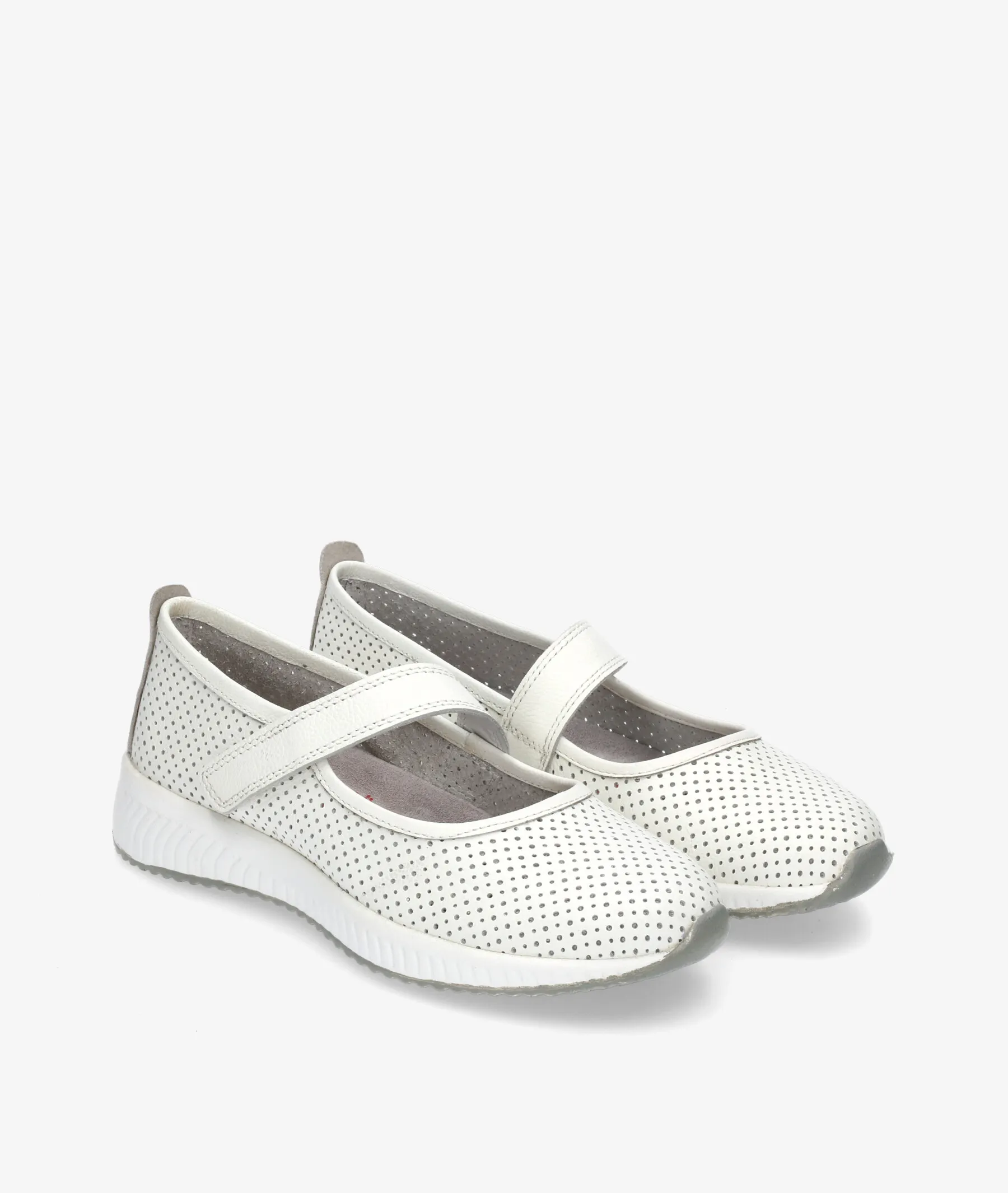 Zapatos de tacón bajo St. Gallen MIAMI en blanco