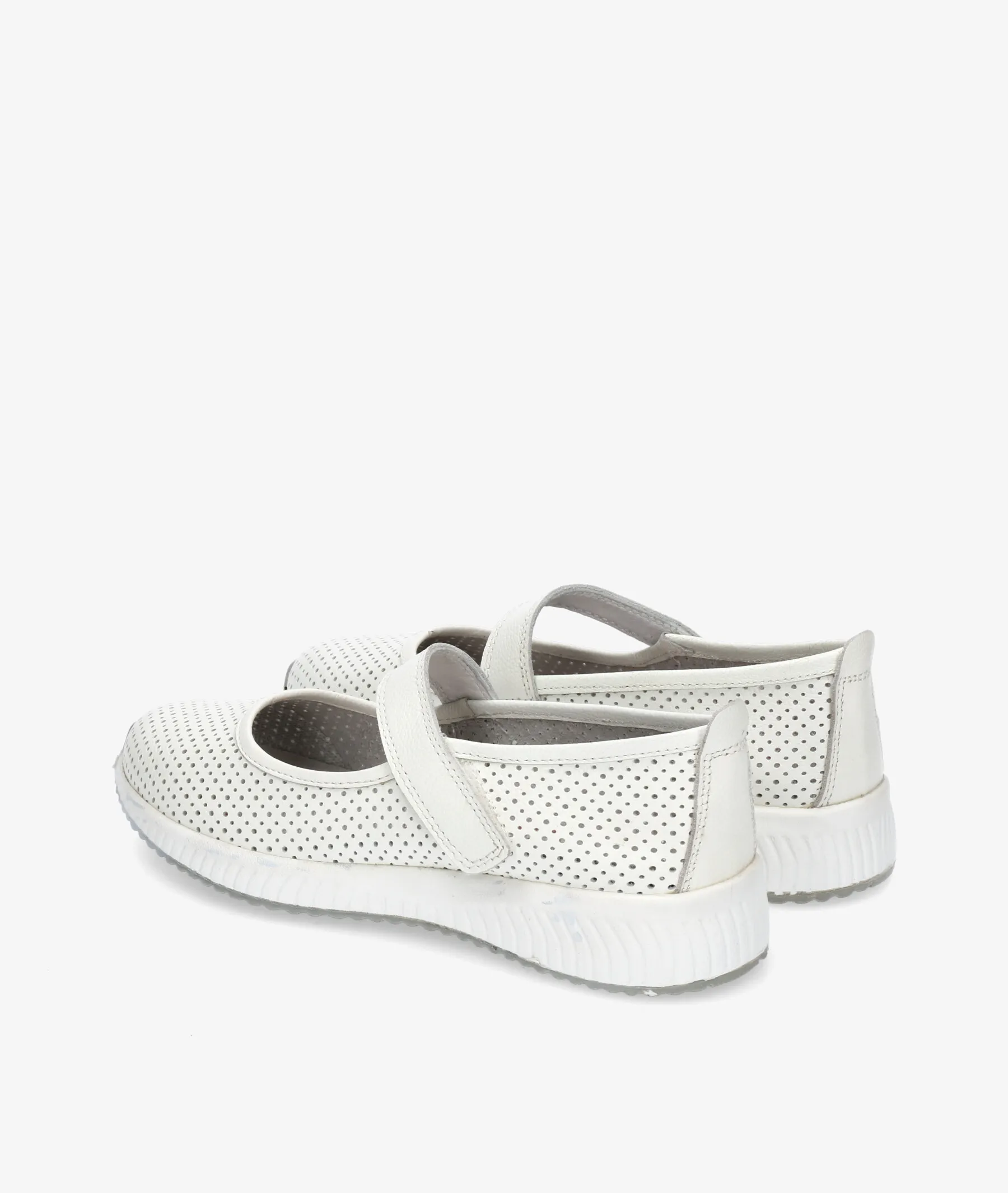 Zapatos de tacón bajo St. Gallen MIAMI en blanco