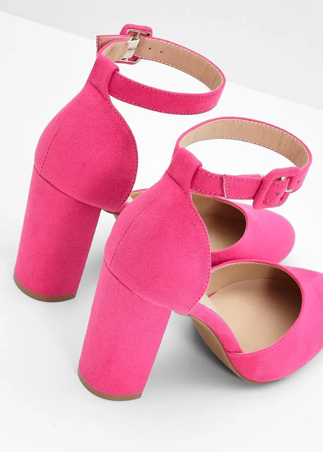 Zapatos de tacón con correa Pink lady