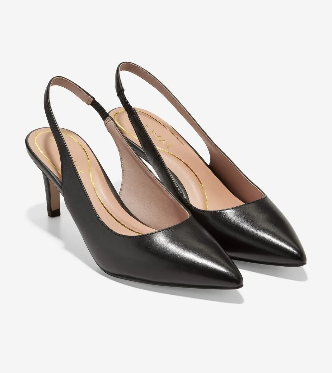 Zapatos de Tacón Forrado en Piel de Mujer | Women's Vandam Sling Back Pump