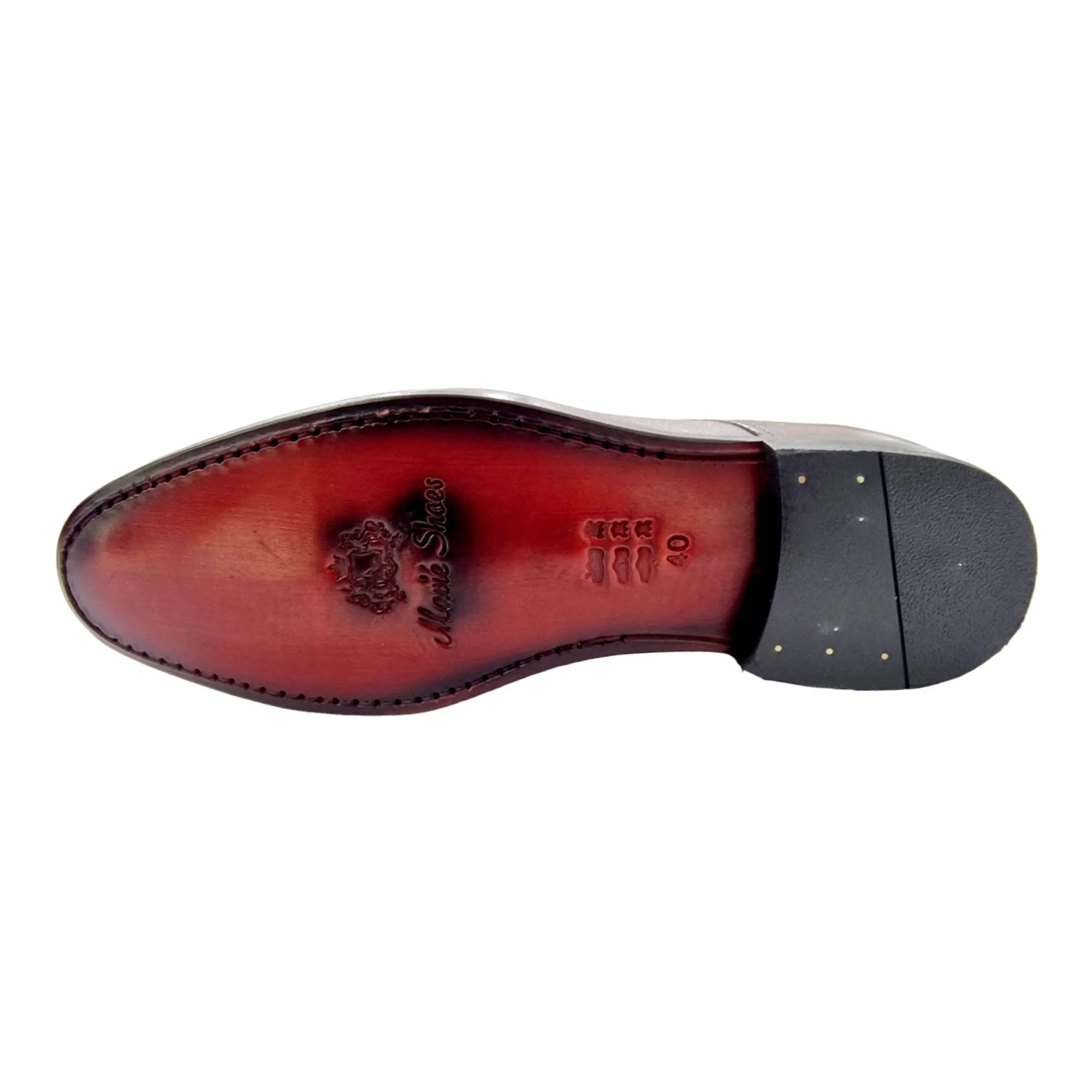 ZAPATOS DE VESTIR HOMBRE BLUCHER CON PUNTERA NEGRO