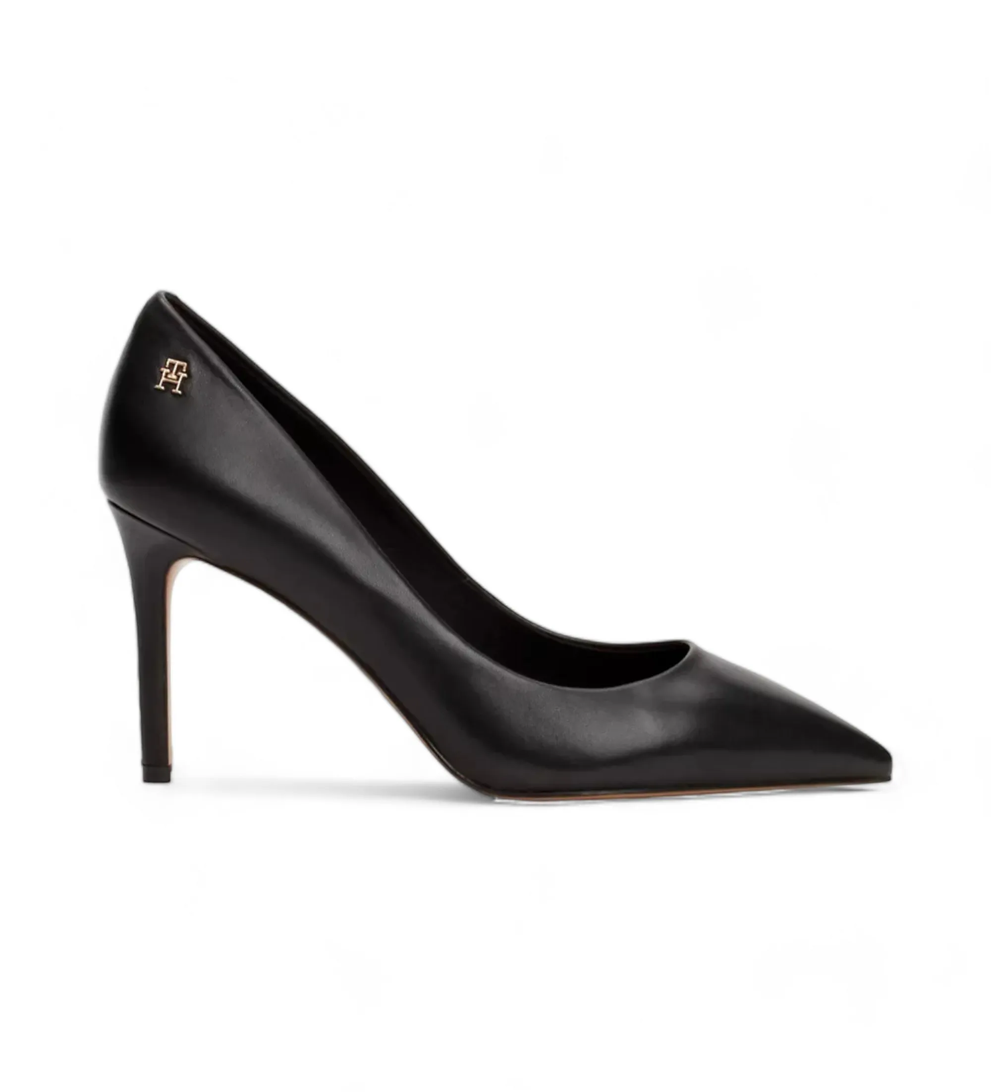 Zapatos Essential de piel con tacón de aguja negro