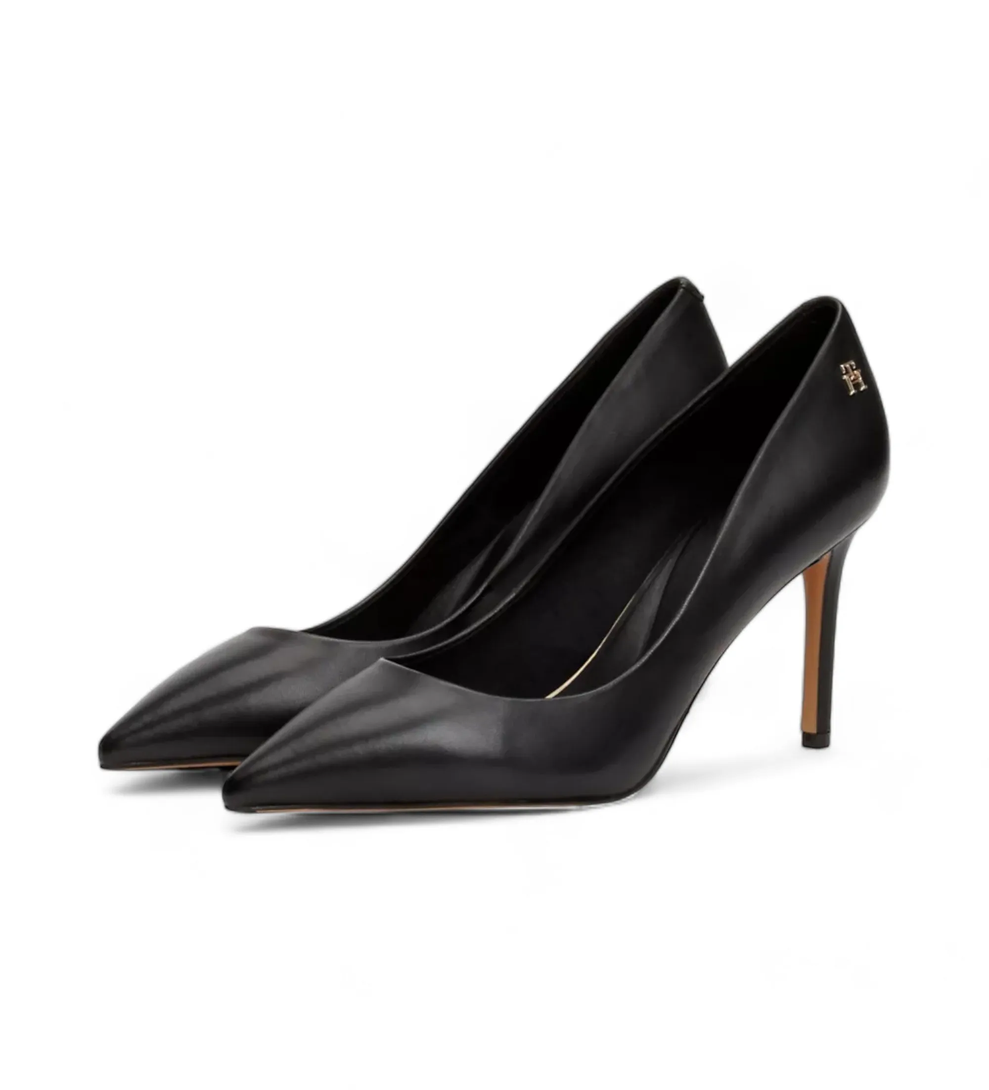 Zapatos Essential de piel con tacón de aguja negro