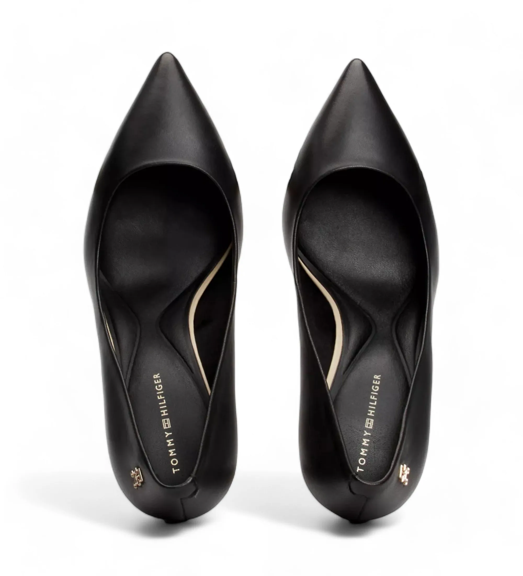 Zapatos Essential de piel con tacón de aguja negro
