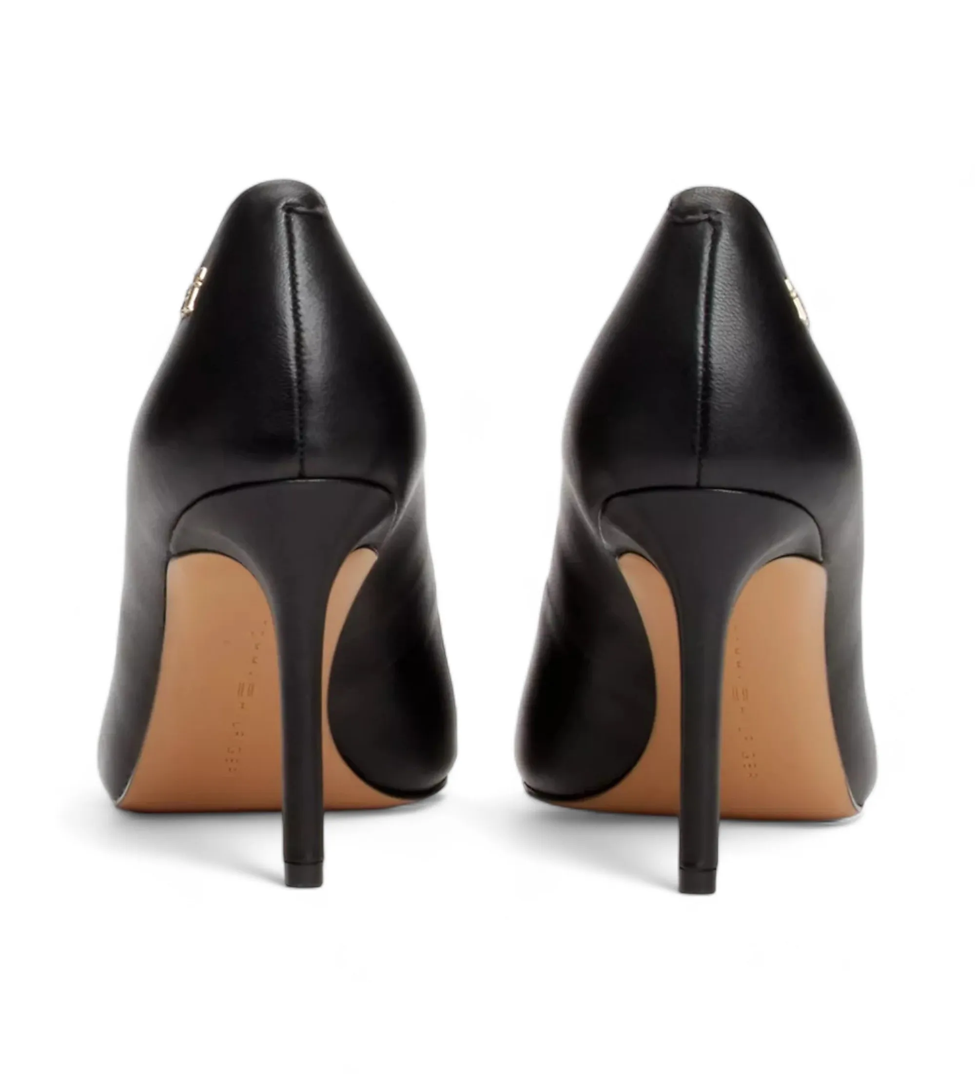 Zapatos Essential de piel con tacón de aguja negro