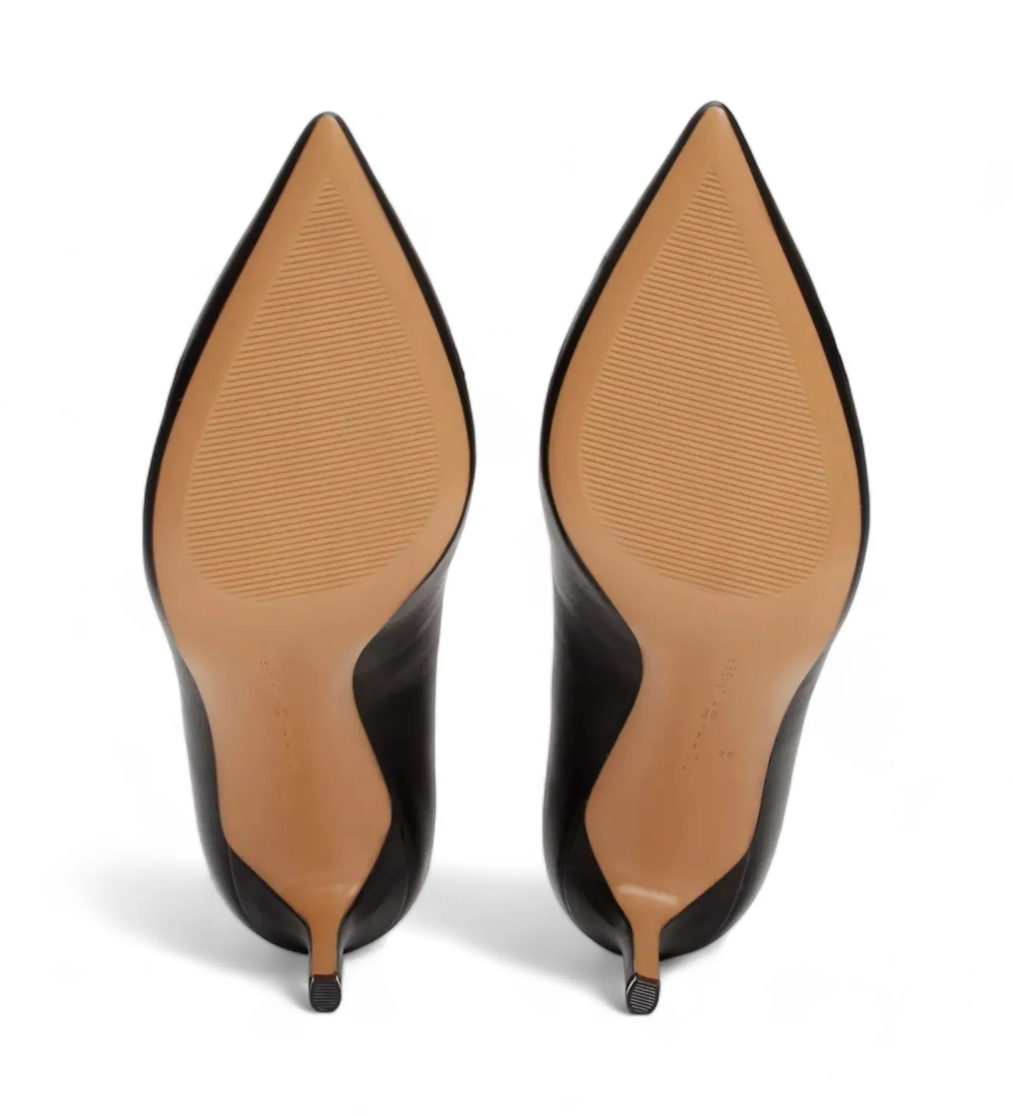 Zapatos Essential de piel con tacón de aguja negro
