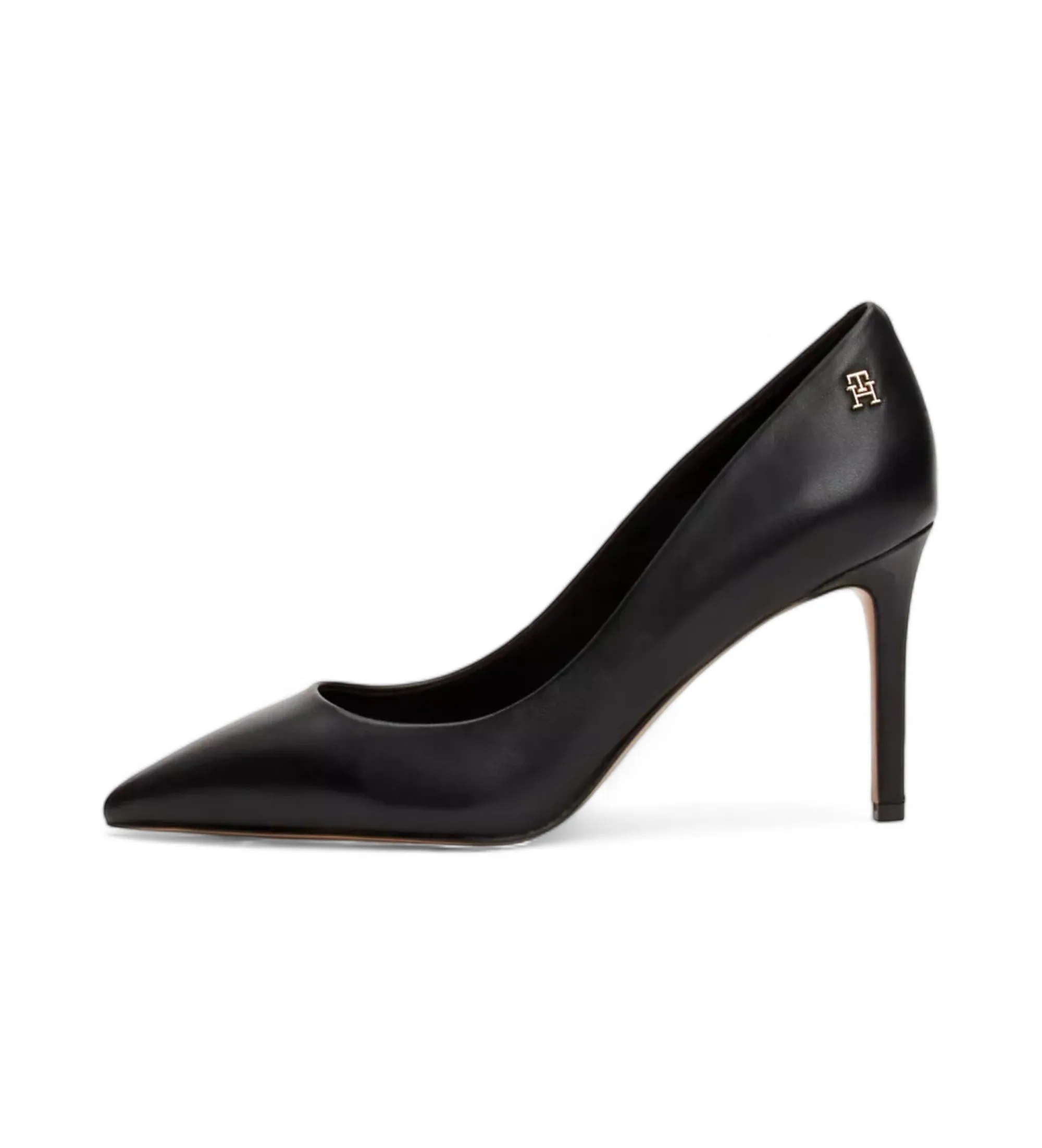 Zapatos Essential de piel con tacón de aguja negro
