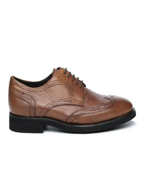 zapatos frau cordon goma picado xl cuero