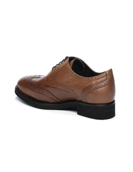 zapatos frau cordon goma picado xl cuero