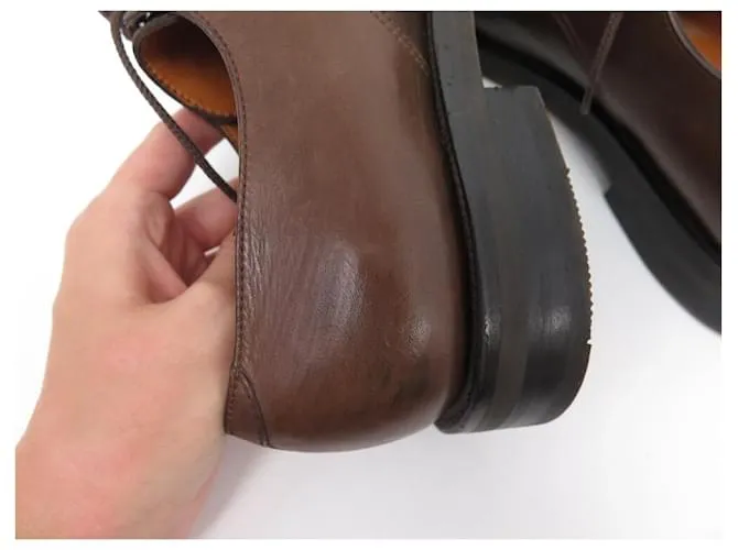 ZAPATOS JM WESTON 541 7.5E 41.5 ZAPATO DERBY PUNTERA DERECHA EN PIEL MARRÓN Castaño 