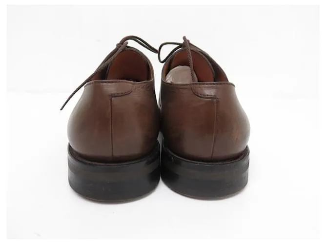 ZAPATOS JM WESTON 541 7.5E 41.5 ZAPATO DERBY PUNTERA DERECHA EN PIEL MARRÓN Castaño 