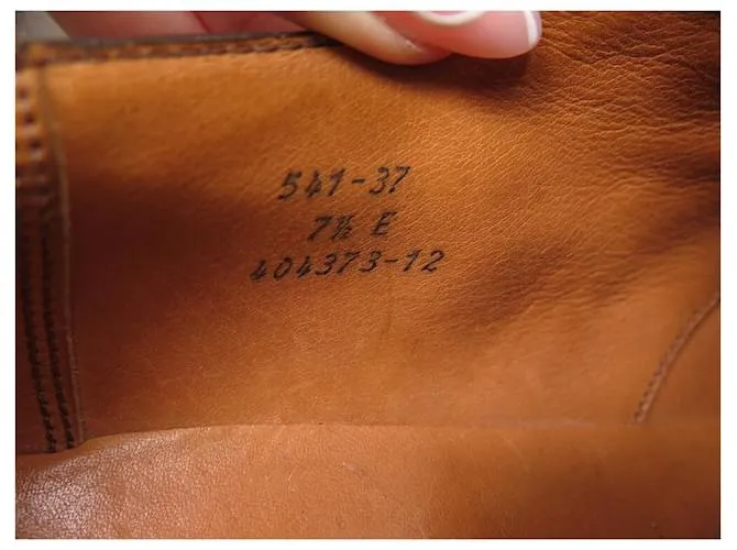 ZAPATOS JM WESTON 541 7.5E 41.5 ZAPATO DERBY PUNTERA DERECHA EN PIEL MARRÓN Castaño 