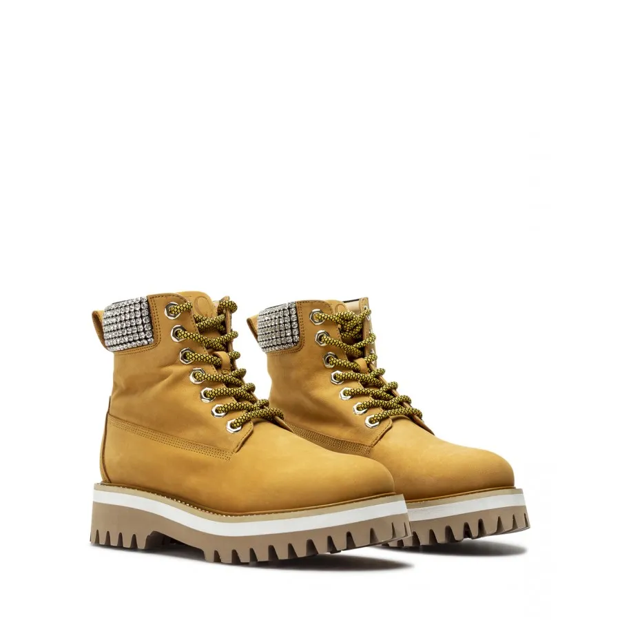 Zapatos Mujeres Botines LA CARRIE 612 208 10 Yellow Cuero Amarillo