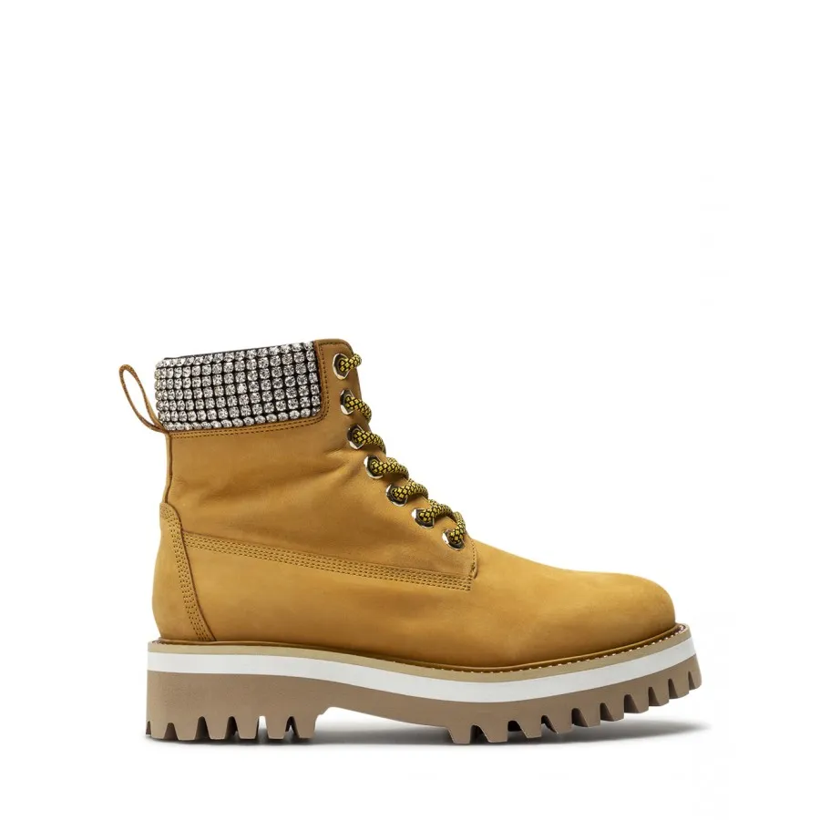 Zapatos Mujeres Botines LA CARRIE 612 208 10 Yellow Cuero Amarillo
