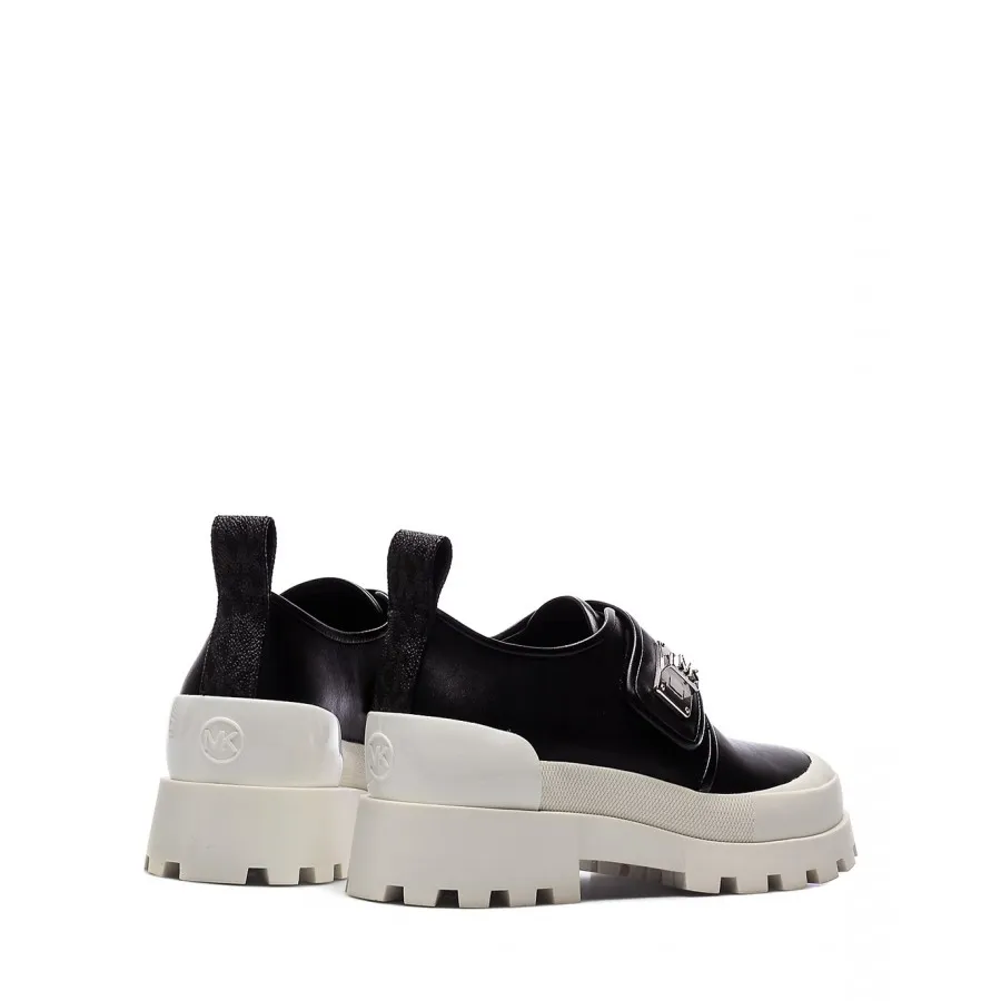Zapatos Mujeres Mocasines MICHAEL KORS Padma Strap Loafer Blk Wht Negros