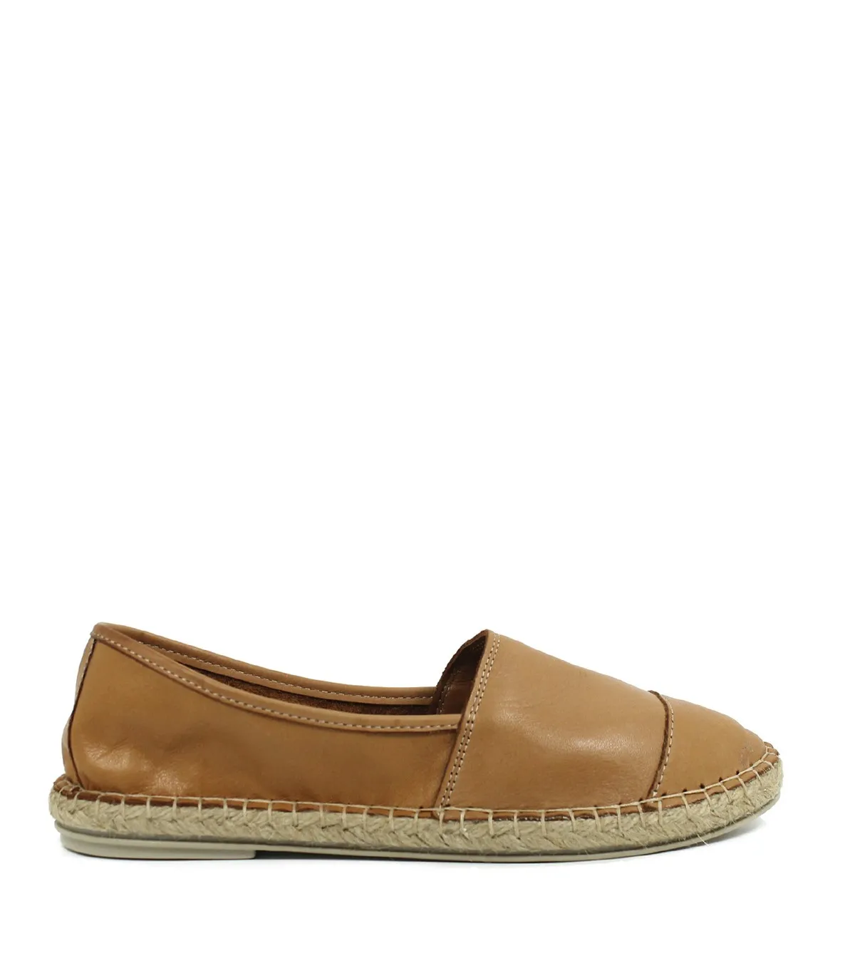 ZAPATOS PLANOS DE YUTE APLAUSO ALBA CUERO