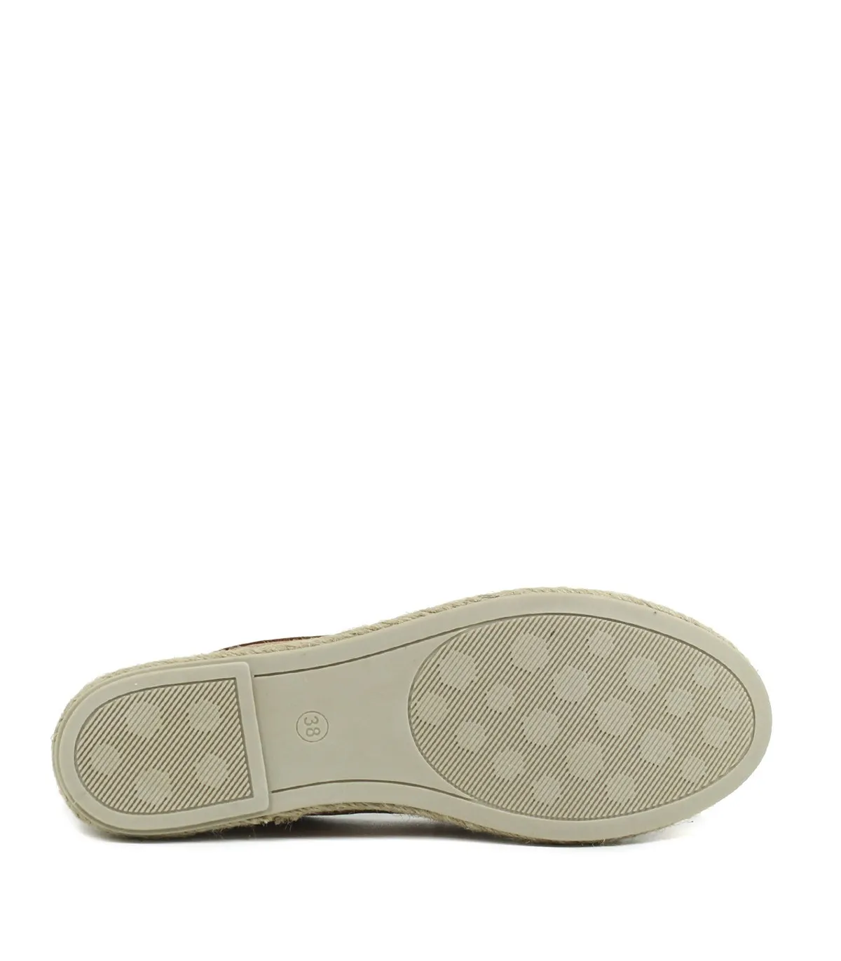 ZAPATOS PLANOS DE YUTE APLAUSO ALBA CUERO