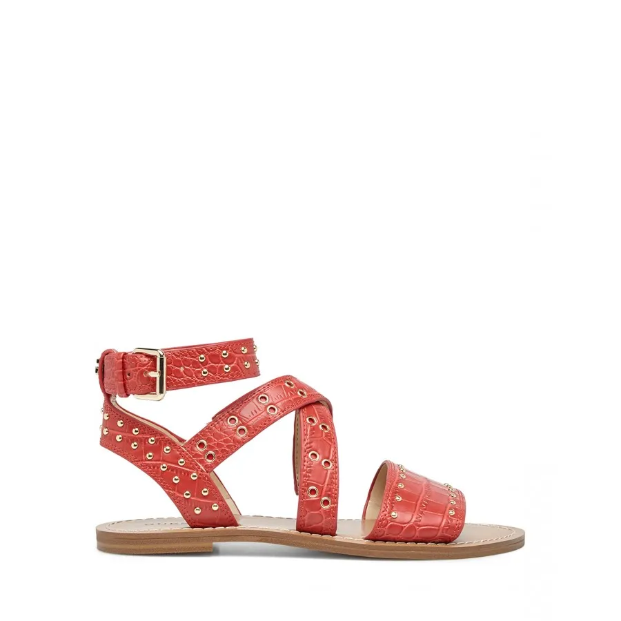 Zapatos Sandalias Mujer GUESS FL6CV2PEL03 Red Cuero sintético Rojo