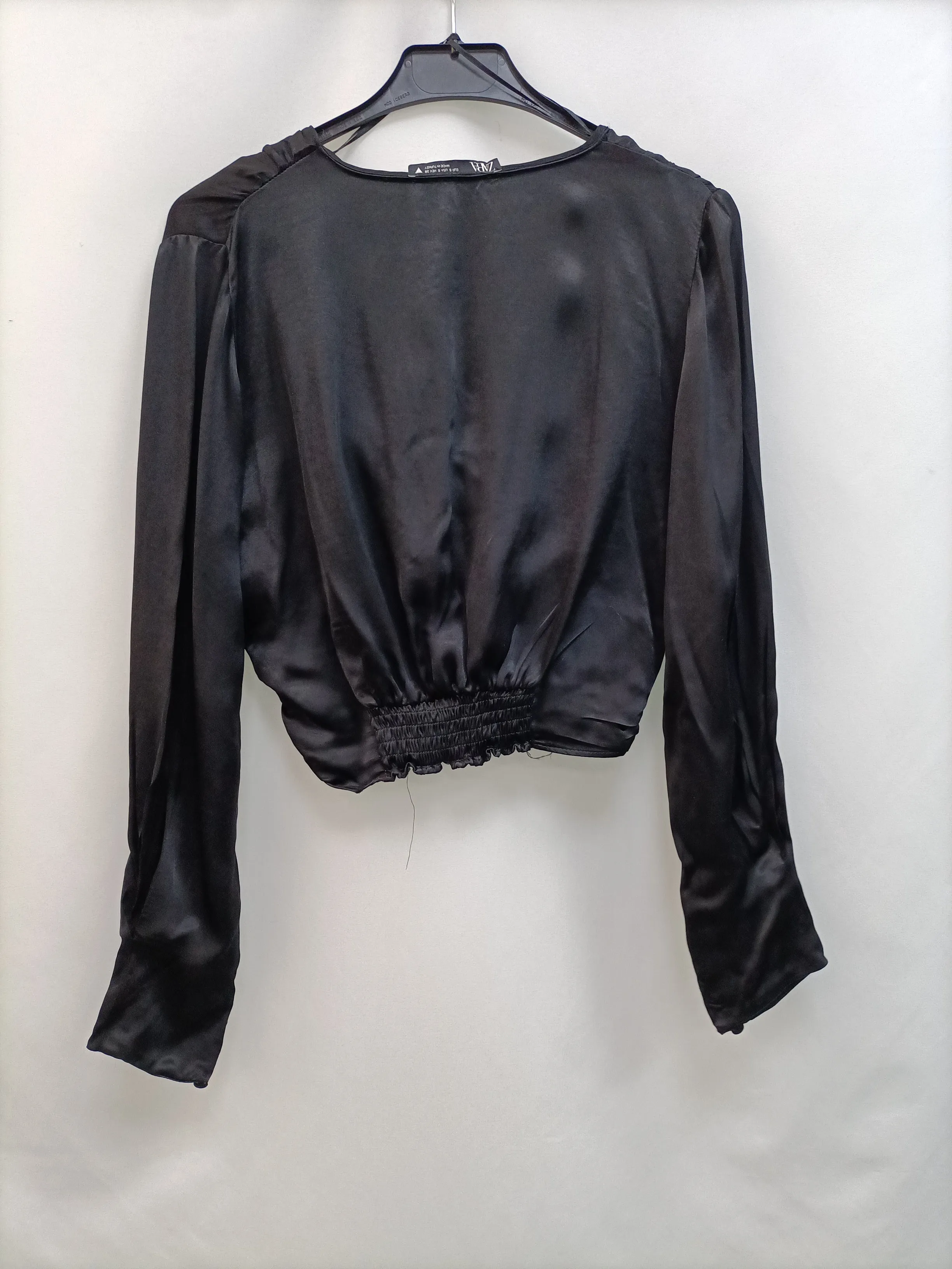 ZARA. Top Negro nudo T.s
