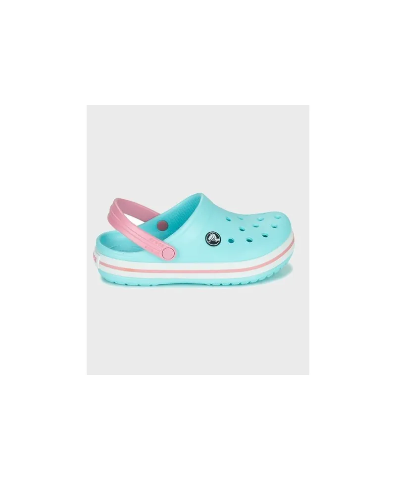 Zuecos CROCS Crocband Azul Rosa Niña