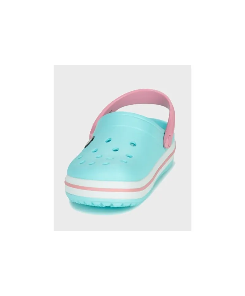 Zuecos CROCS Crocband Azul Rosa Niña