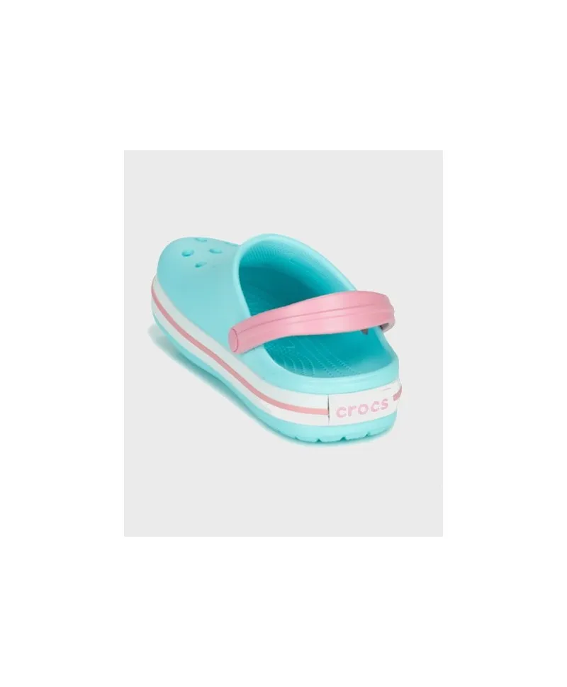 Zuecos CROCS Crocband Azul Rosa Niña
