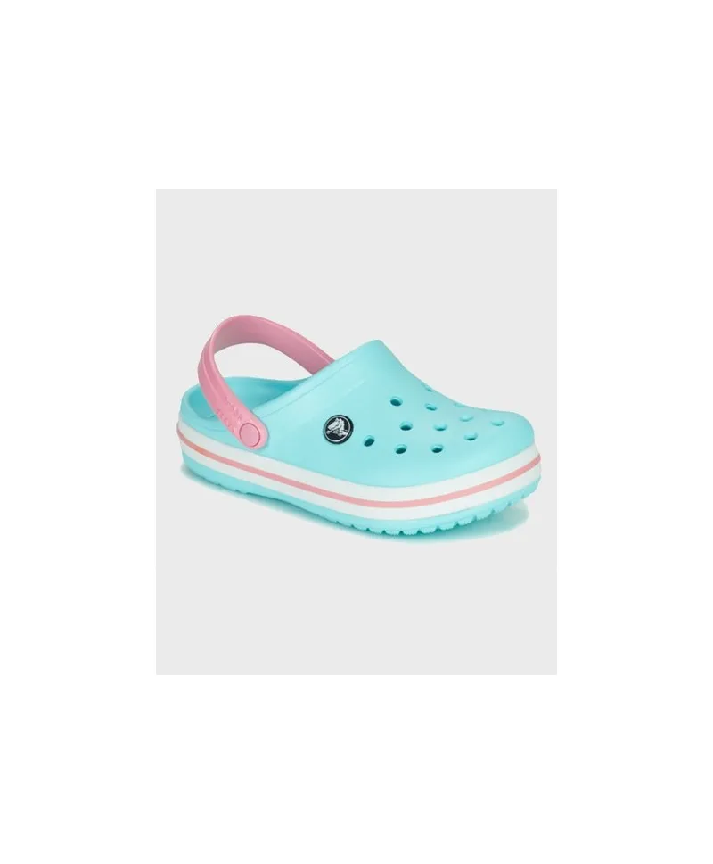 Zuecos CROCS Crocband Azul Rosa Niña