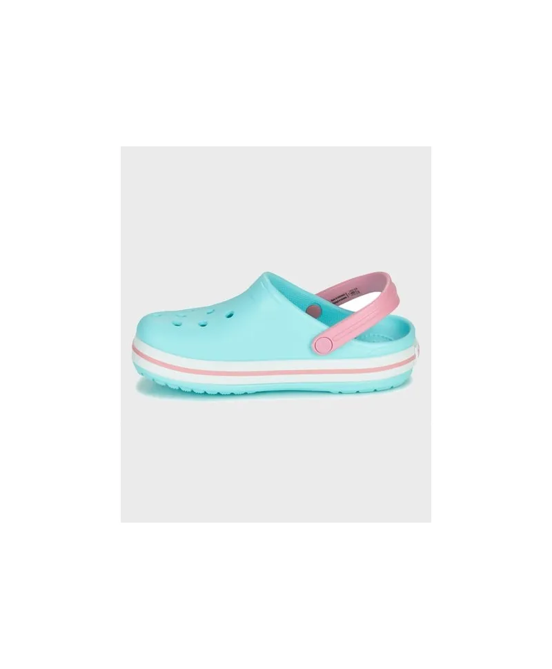 Zuecos CROCS Crocband Azul Rosa Niña