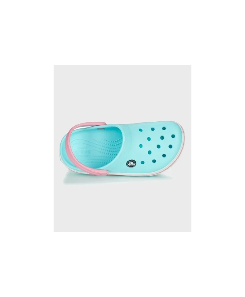 Zuecos CROCS Crocband Azul Rosa Niña